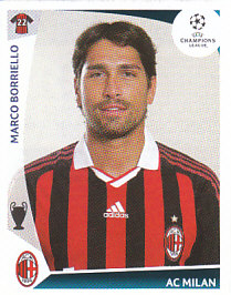 Marco Borriello A.C. Milan samolepka UEFA Champions League 2009/10 #155